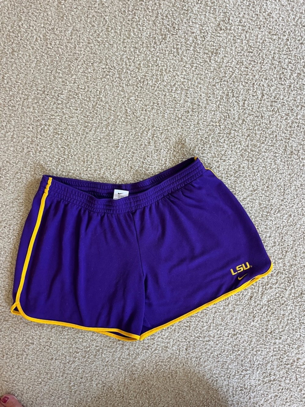 Nike LSU  Women's Purple/Gold Athletic Shorts L